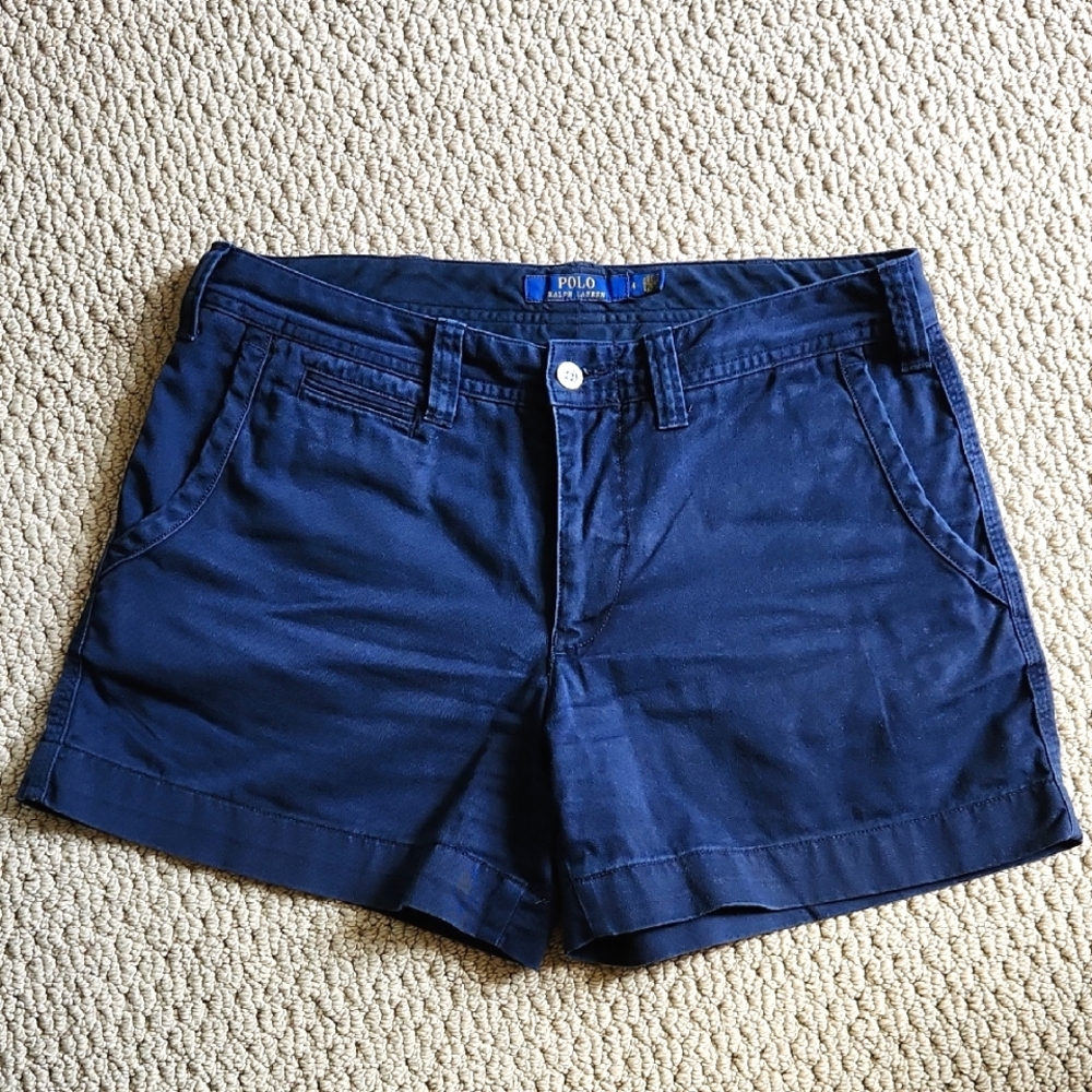 Womens Polo Ralph Lauren Shorts Navy Blue size 4
